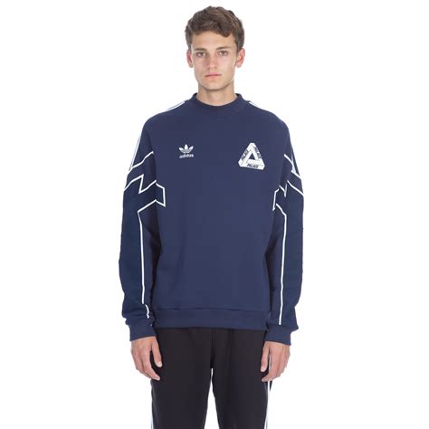 adidas paalce|palace Adidas indigo crewneck.